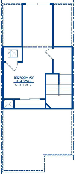 The Belmont Third Bedroom/Flex Floor Plan