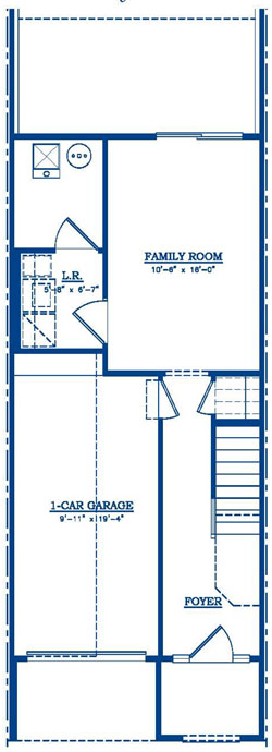 The Belmont Ground Level Floor Plan