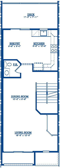 The Belmont Main Level Floor Plan