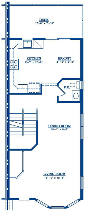 The Chatham Main Level Floor Plan