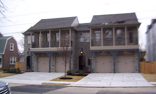 New townhomes construction in Wilmington, Delaware